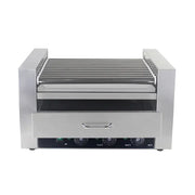 KG-9W electric hot dog roller grill with cover, 9 rollers