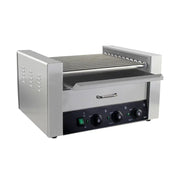 KG-9W electric hot dog roller grill with cover, 9 rollers