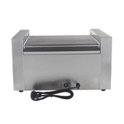 KG-9W electric hot dog roller grill with cover, 9 rollers