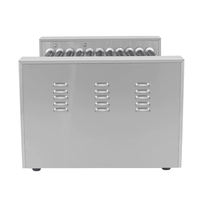 KG-9W electric hot dog roller grill with cover, 9 rollers