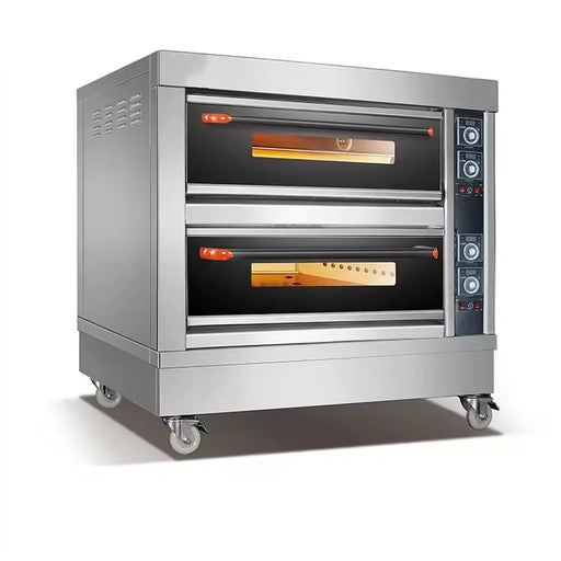EO-204DE double-deck electric pizza oven 4 trays
