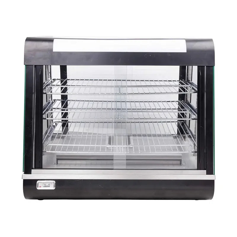 ZSG-601 heated food display showcase, rust-proof metal body