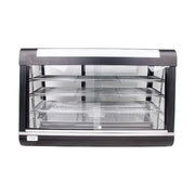 ZSG-603 heated food display showcase with three adjustable steel racks