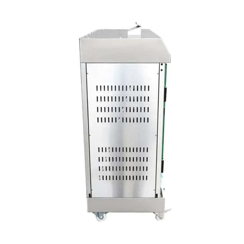 KJL-4G gas commercial chicken rotisserie in stainless steel