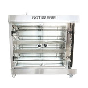 KJL-4G gas commercial chicken rotisserie in stainless steel