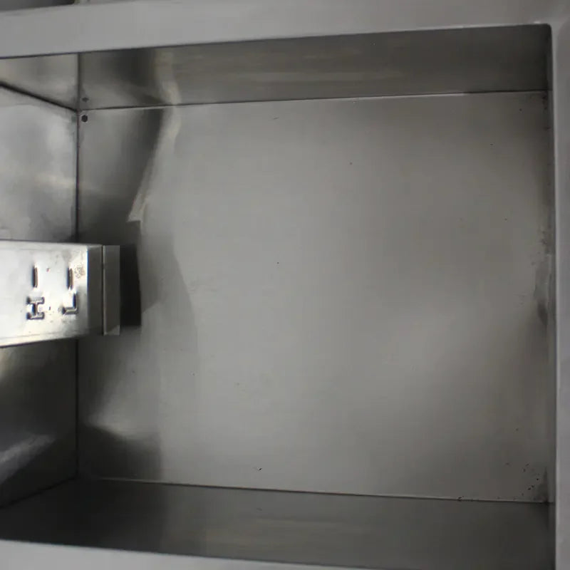 GZL-10 single-tank commercial gas deep fryer, stainless steel