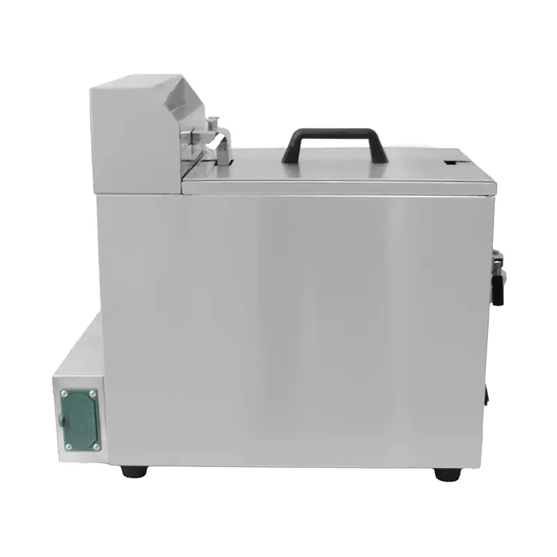GZL-10L single-tank commercial gas deep fryer, stainless steel