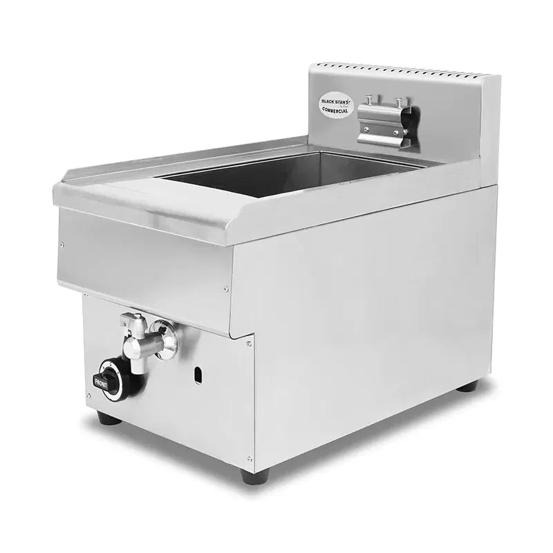 GZL-25 single-tank commercial gas deep fryer, stainless steel