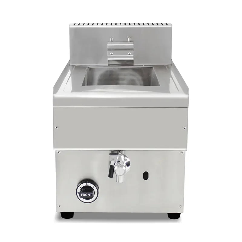 GZL-25 single-tank commercial gas deep fryer, stainless steel