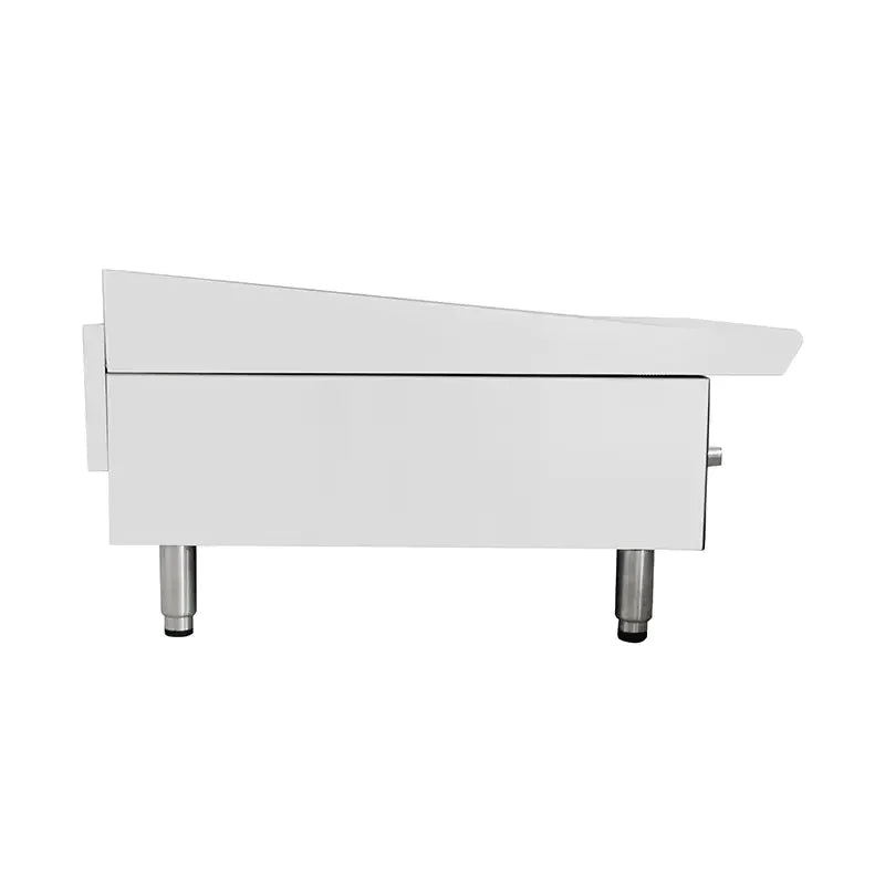 CP-G24-M commercial 2-burner flat-top gas griddle, stainless steel