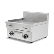 GPL-600-2 countertop gas griddle, 8mm grooved and flat A3 iron plate