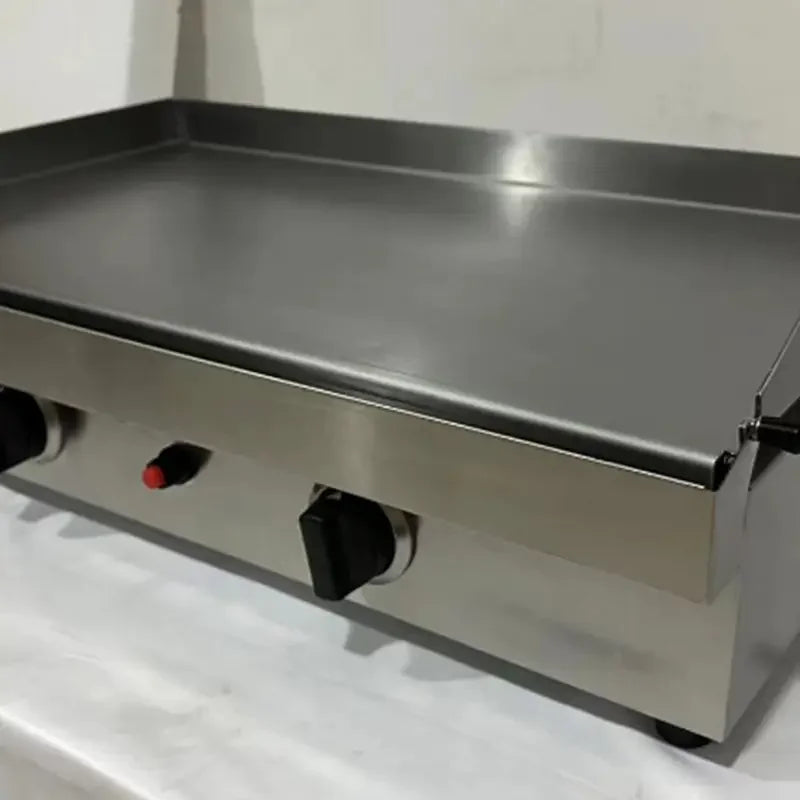 GPL-740A countertop flat-top gas griddle, 3mm 430 stainless-steel plate