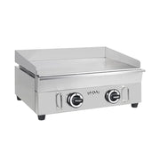 GPL-818A countertop flat-top gas griddle, 3mm 430 stainless-steel plate