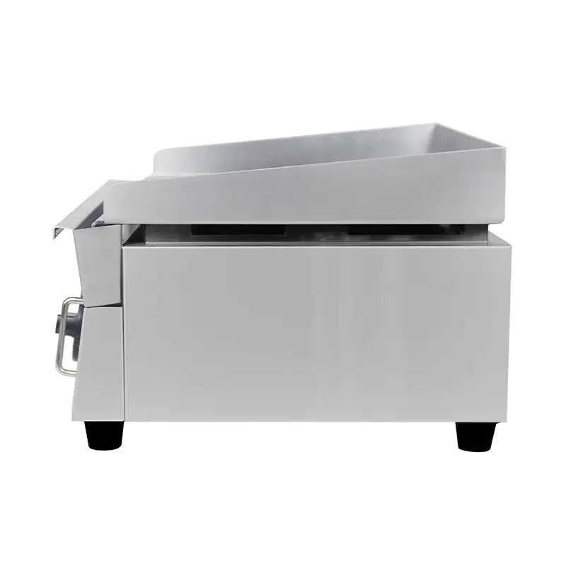GPL-818A countertop flat-top gas griddle, 3mm 430 stainless-steel plate