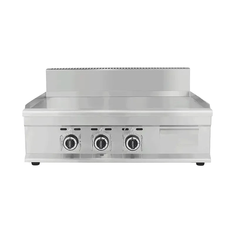 GPL-900 commercial gas griddle, wide stainless steel LPG/PNG flat-top