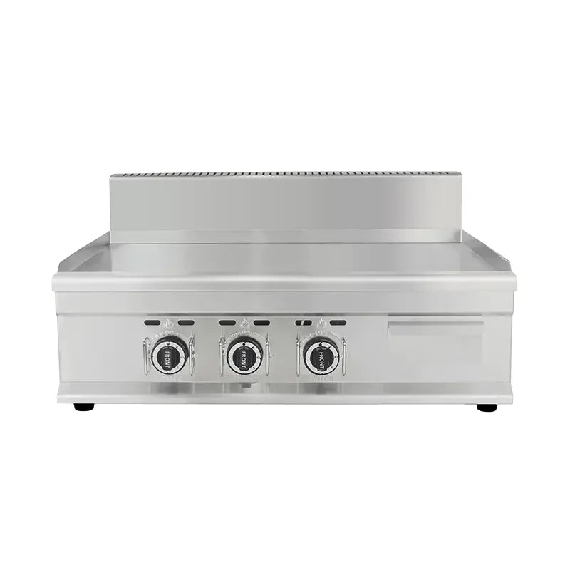GPL-900 commercial gas griddle, wide stainless steel LPG/PNG flat-top