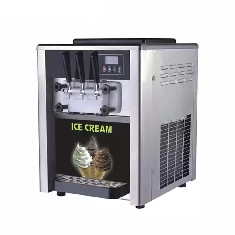 ICM-818T twin-hopper countertop soft serve ice cream machine