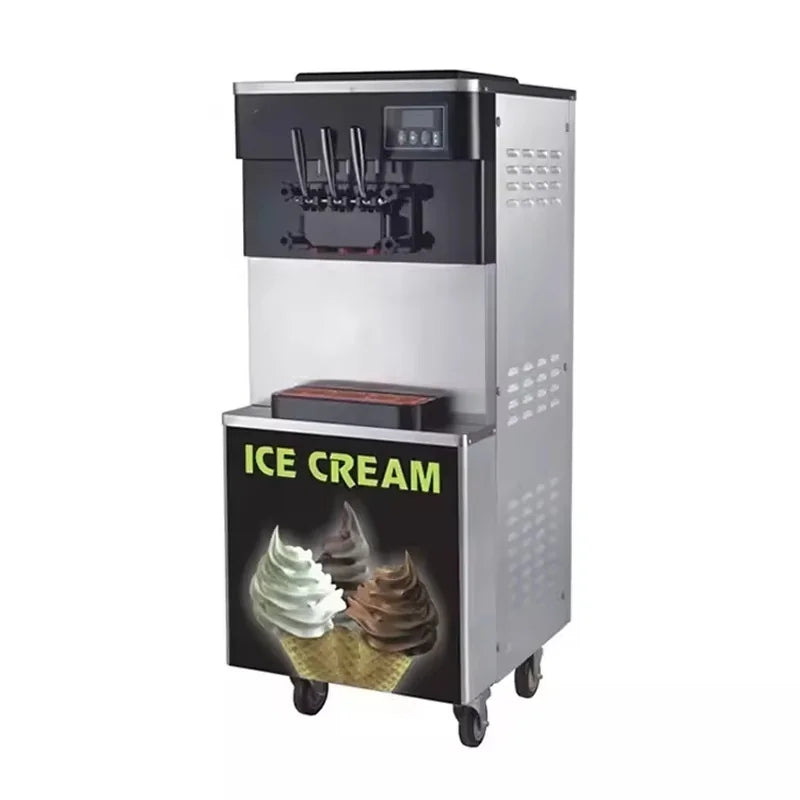 ICM-825B floor-standing twin-hopper soft serve ice cream machine