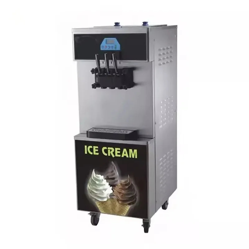 ICM-830 floor-standing high-capacity twin-hopper soft serve ice cream machine