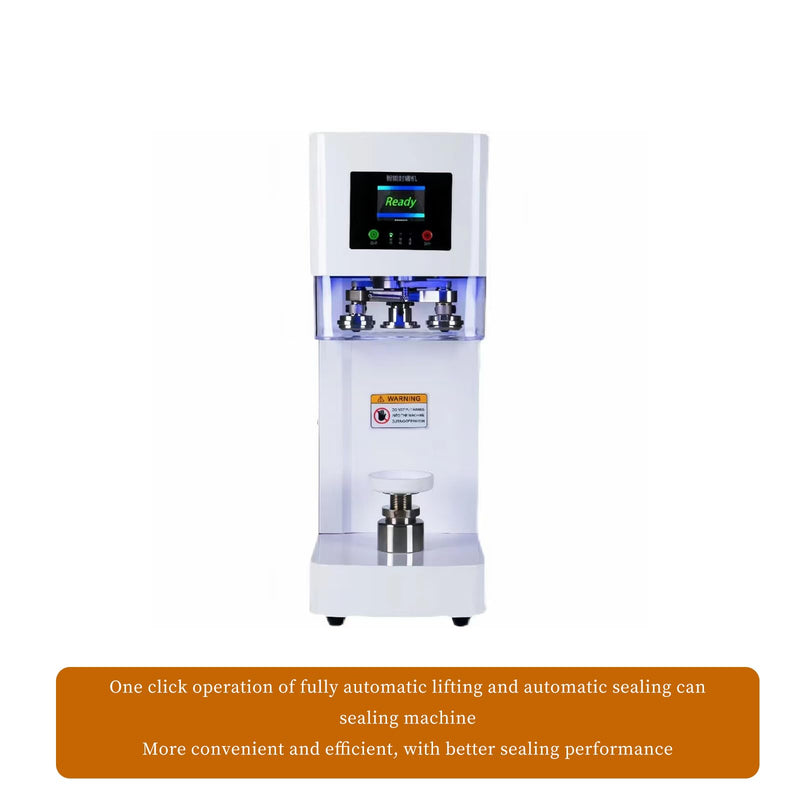 *Commercial Soda Can Sealer - 2.4-6.7 inch Height Adjustable, Automatic Can Sealer for Aluminum and Plastic Cans(White)