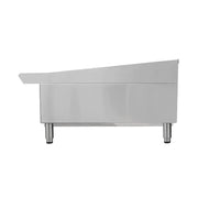 CP-CB24-M countertop gas lava rock char-broiler, stainless steel