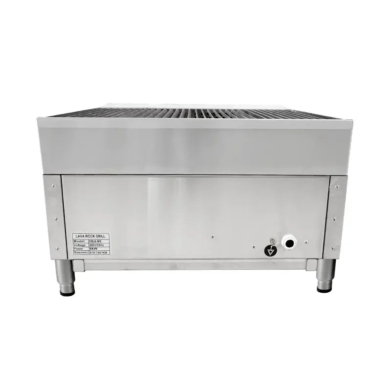CP-CB24-M countertop gas lava rock char-broiler, stainless steel