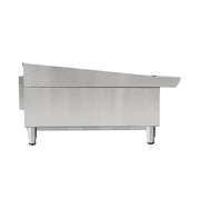 CP-CB36-M countertop gas lava rock char-broiler, stainless steel