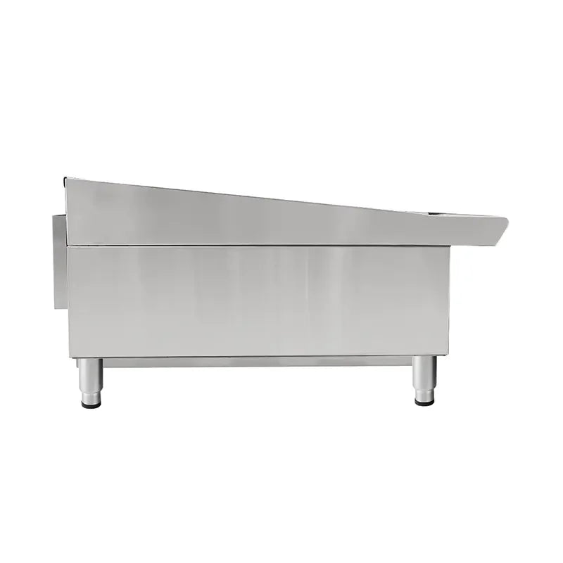 CP-CB36-M countertop gas lava rock char-broiler, stainless steel