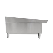 CP-CB36-M countertop gas lava rock char-broiler, stainless steel