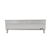 CP-CB48-M wide countertop gas lava rock char-broiler, stainless steel