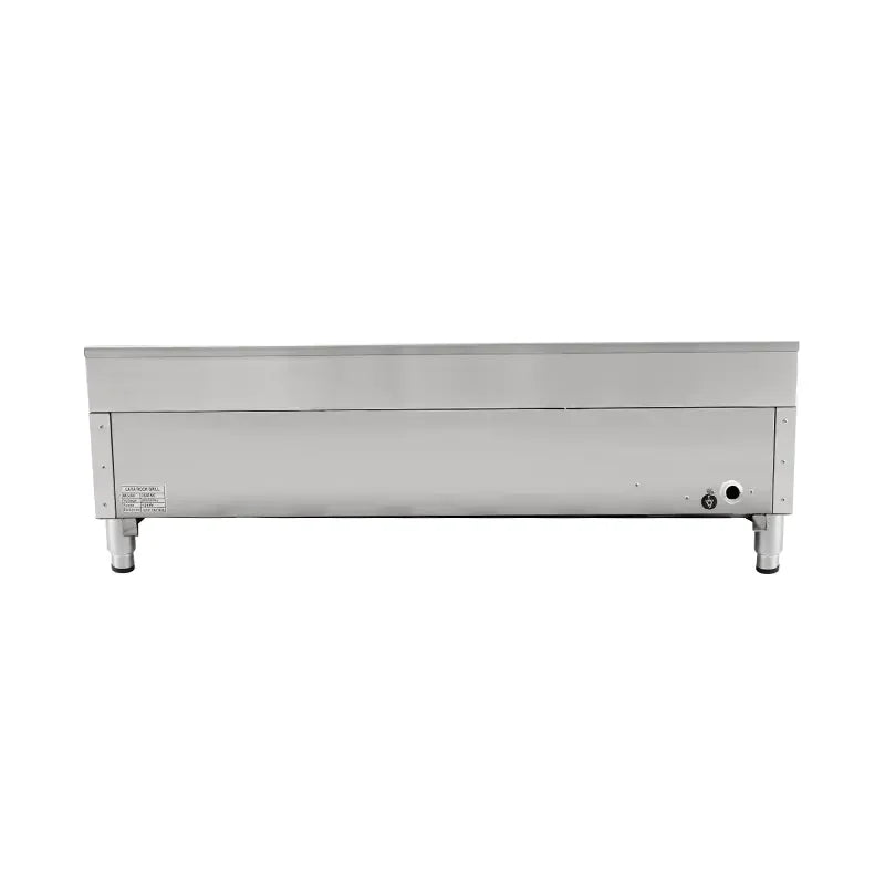 CP-CB48-M wide countertop gas lava rock char-broiler, stainless steel
