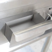 CHZ-4G-F floor-standing gas lava rock char-grill, 201 stainless steel