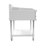 CHZ-4G-F floor-standing gas lava rock char-grill, 201 stainless steel