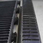 CHZ-4G-F floor-standing gas lava rock char-grill, 201 stainless steel