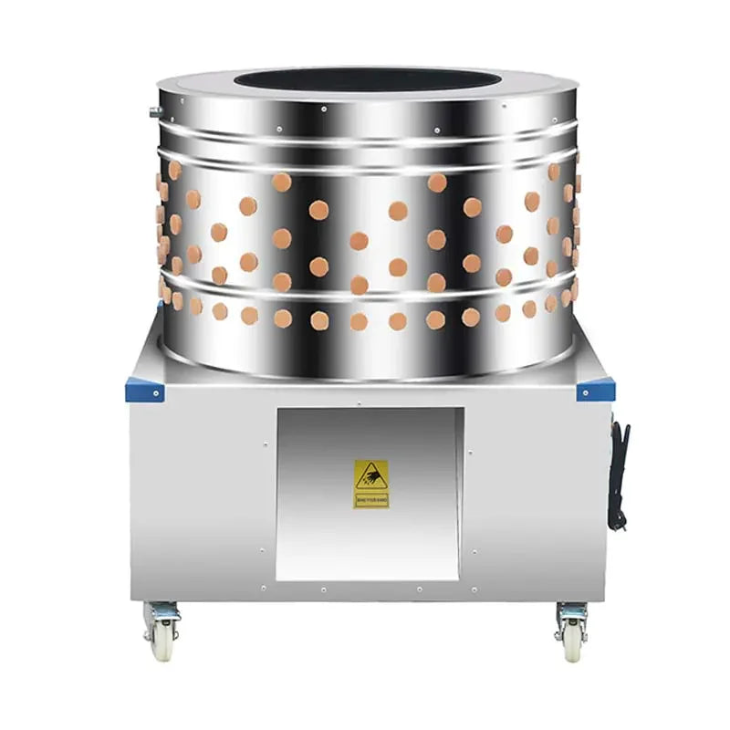 CHZ-N80 commercial chicken plucker with 800 mm barrel, stainless steel