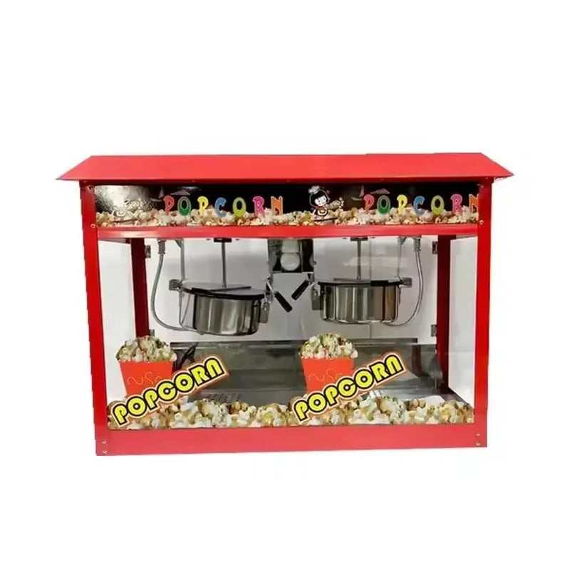 CHZ-P022 commercial twin-kettle 8oz popcorn machine