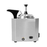QK-Q7 commercial electric sauce warmer with pump compact stainless steel