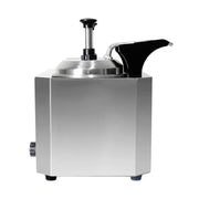 QK-Q8 commercial 1000W electric sauce warmer with pump stainless steel