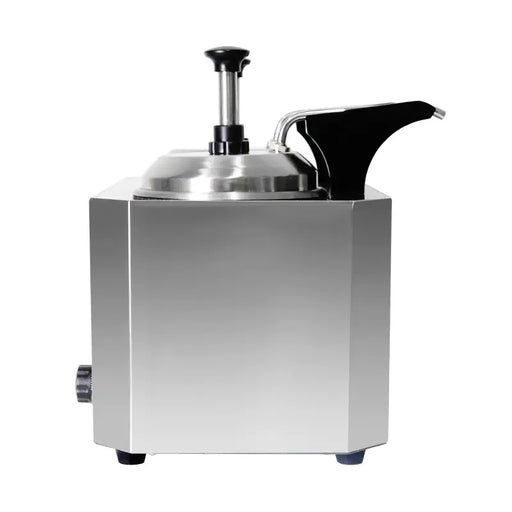 QK-Q8 commercial 1000W electric sauce warmer with pump stainless steel