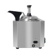 QK-Q8 commercial 1000W electric sauce warmer with pump stainless steel
