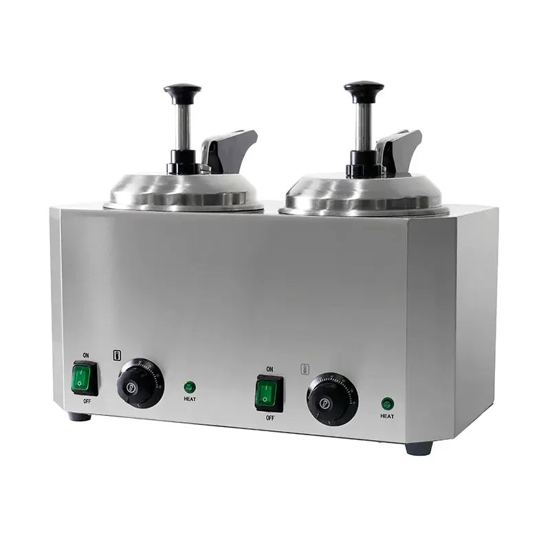 QK-Q8 commercial 1000W electric sauce warmer with pump stainless steel