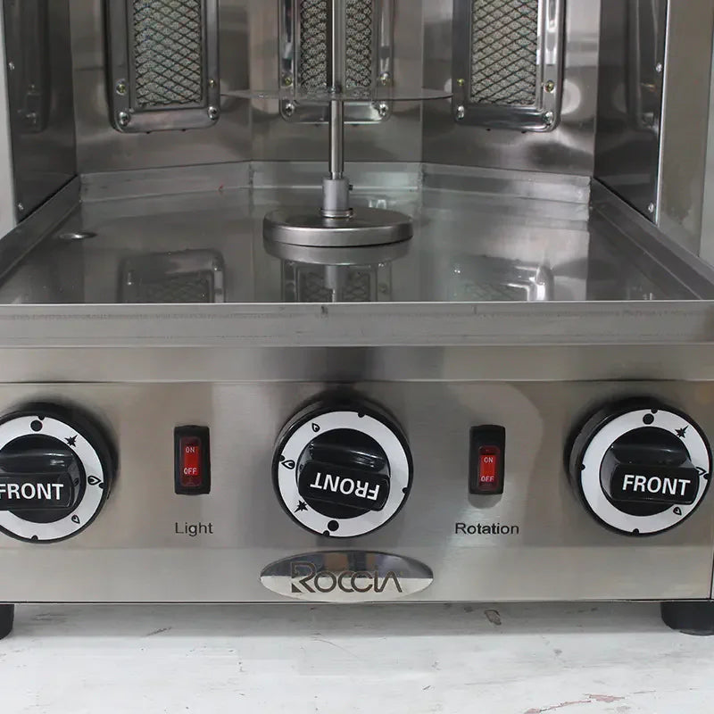 CHZ-832 gas vertical shawarma kebab grill, 3 burners