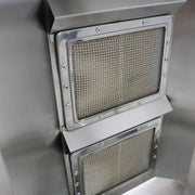 CHZ-862 vertical gas shawarma grill, stainless steel rotisserie