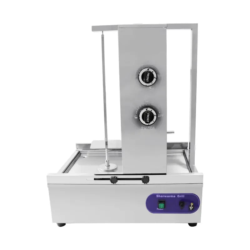 CHZ-862 vertical gas shawarma grill, stainless steel rotisserie