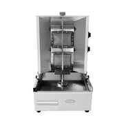 CHZ-862 vertical gas shawarma grill, stainless steel rotisserie