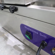 CHZ-862 vertical gas shawarma grill, stainless steel rotisserie