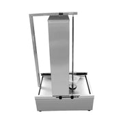 CHZ-892 tall vertical gas shawarma grill, stainless steel rotisserie