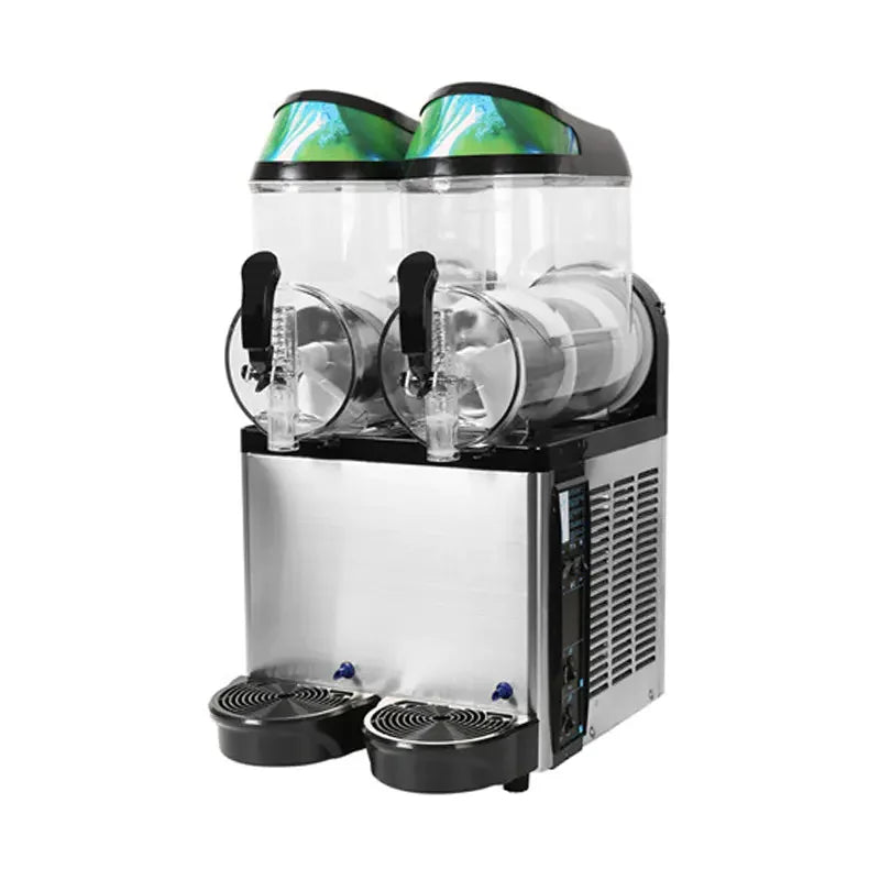 XRJ-10Lx2 twin-tank commercial slush machine, 2 × 10L