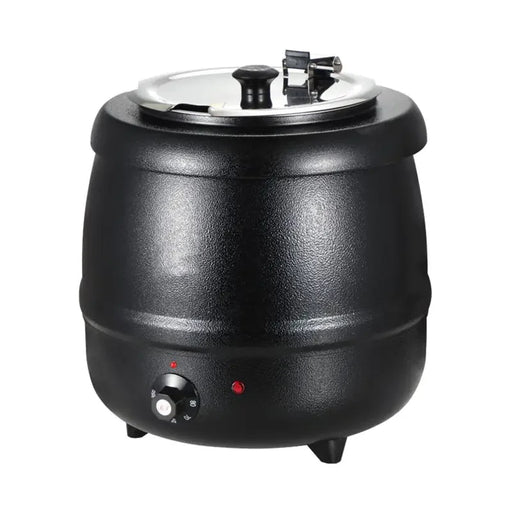 SK-10 commercial 10L electric soup kettle iron black
