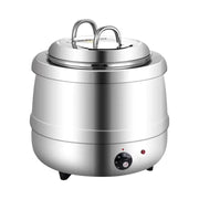 SK-10 commercial 10L electric soup kettle iron black